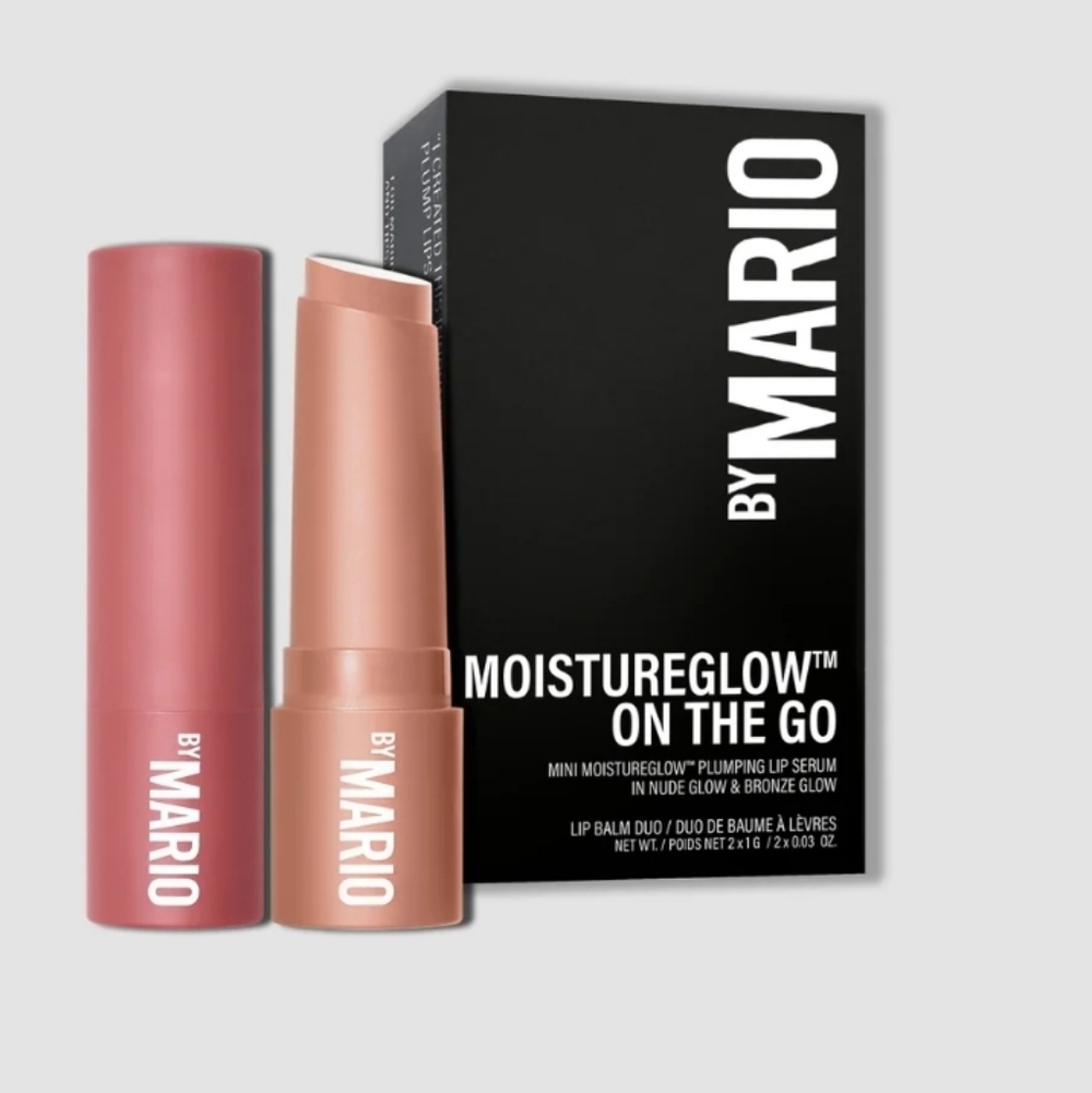Makeup By Mario Moisture Glow On The Go: Mini Nude Glow & Mini Bronze Glow, NIB - Picture 4 of 4
